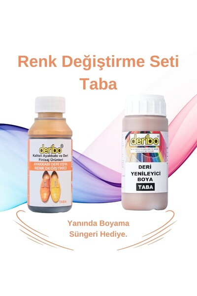 deribo Renk Değiştirme, Boya Seti. Deri Boyası. Ayakkabı Bakım. Ayakkabı Malz...