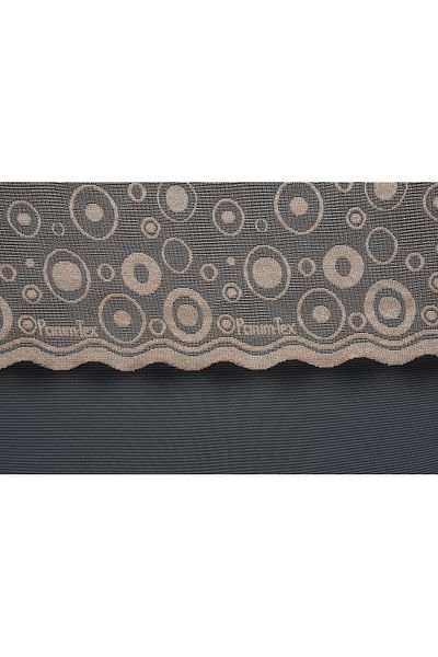 AKÇA TEKSTİL KDK 1080 PATTERN MINK COLOR SINGLE WING Ready planted Pleated Background Curtain 300*260 cm