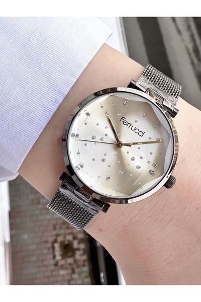 Ferrucci Women's Wicker Cord Wristwatch
