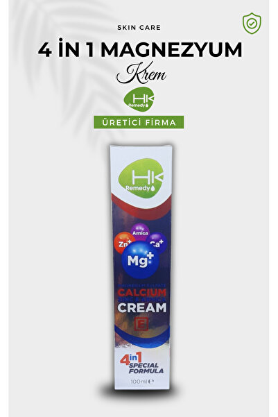 HK Remedy MAGNEZYUM KREM 4 İN 1 100 ml