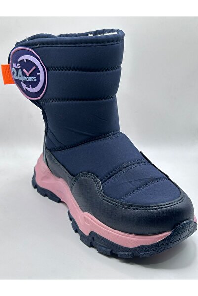 Alessio Girl's Boy's Side Banded High Sole Fur Inside Cartoon