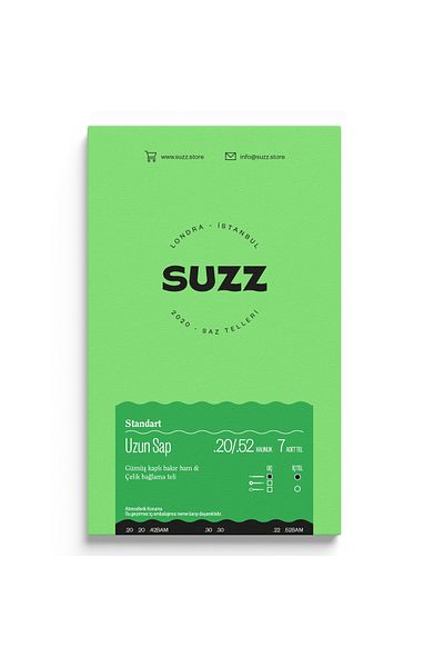 SUZZ سلك ربط قياسي بمقبض طويل