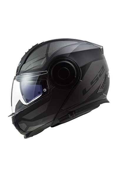 LS2 Scope Çene Açılır Kask Axıs Mat Siyah-tıtanıum
