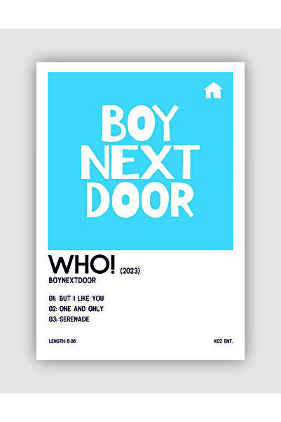 fırsatlar diyarı BOYNEXTDOOR Who! K-pop Duvar Posteri - Duvar Dekoru - Kalın ...