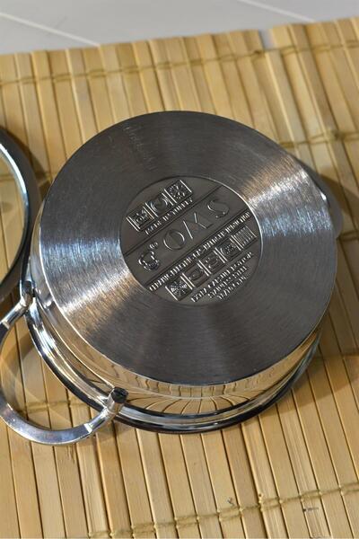 şirin eşyalarım OMS Mini Flat Steel Pot - 16 cm