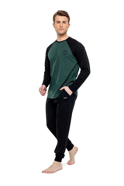 Mod Collection Cotton Crew Neck Men's Pajama Set