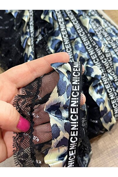 Gönülden Tasarım EN 6 CM LEOPARD TULĂ BĂTĂȚI CUSUT ACCESORII ÎMbrăcăminte APP...