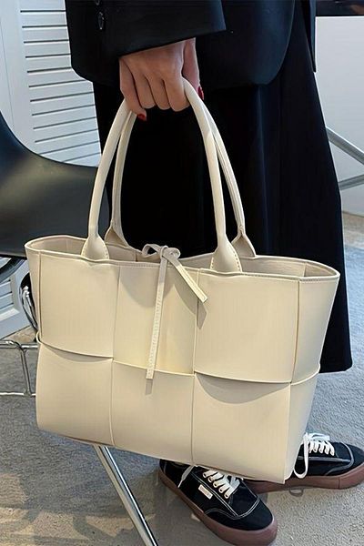 BAHELS Τσάντα ώμου Cream Vip Special Design μεγάλου μεγέθους