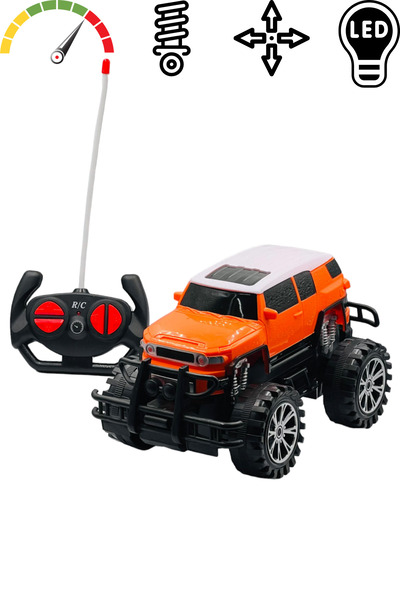 welcomein Oyuncak 1:18 Uzaktan Kumandalı Şarjlı Super Suvs Rock Crawler Işıkl...