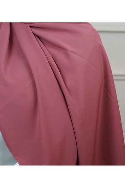 FRESCO SCARFS Hijab Hijab Medina Μεταξωτό Σάλι*ροζ