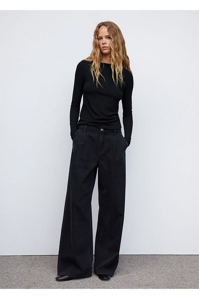 MANGO Woman Μπλουζάκι Boat Neck