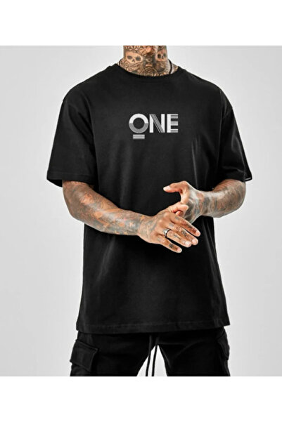 Pelna Футболка оверсайз унісекс з принтом на горловині екіпажу PELNA