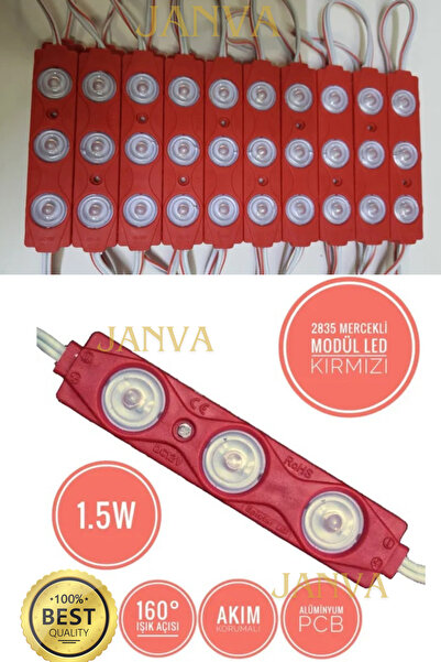 Janva Akvaryum Araba Motosiklet Bisiklet Lambası Modül Led Reklam Dekarasyon Işığı 1.5w 12 v (5 adet)