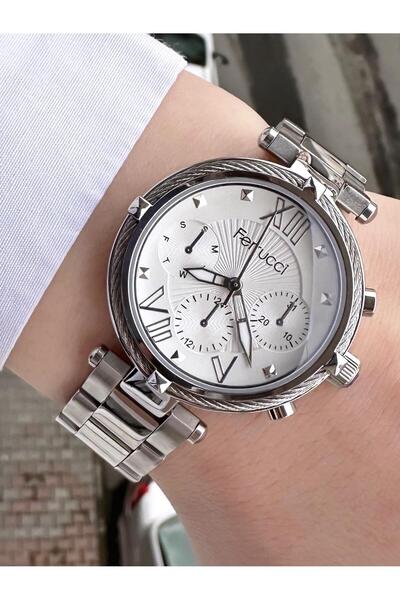 Ferrucci  ساعة يد نسائية بسلك معدني