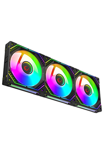 Rampage CYCLOPS F30 45CFM 2000RPM 3x12cm ARGB Fan Aura3P+4P 3in1 AIO Tümleşik...