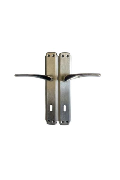 ÇELİKEL Steel Two-Way Nickel Satin Room Door Handle