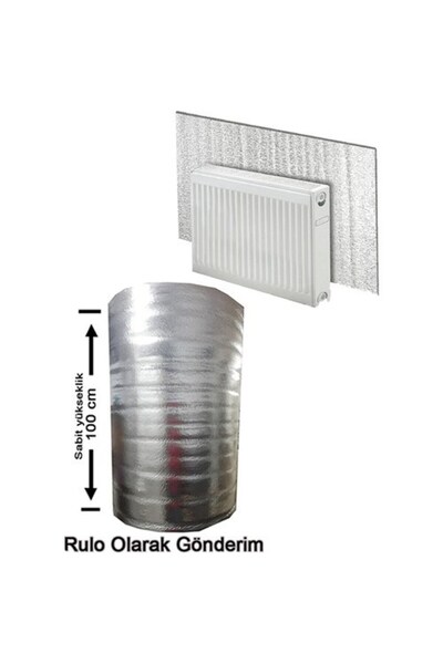 YGTAMBALAJ 10 metre 10 mm Alüminyum Folyolu Kalorifer, Radyatör Petek Arkası ...