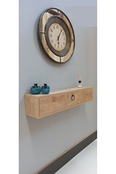 DİİZY HOME 60 cm Meşe Kapaklı Dresuar Salon Antre Hol Oturma Odası Askıda Kulplu Dolap Dresuar