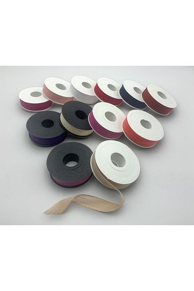 Nazarone LINEN RIBBON 2.5CM-20MT WHITE