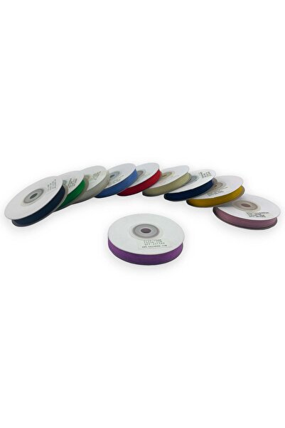 Nazarone ORGANZE KURDELE SETİ 1CM/23MT 10 ADET (SET 1)
