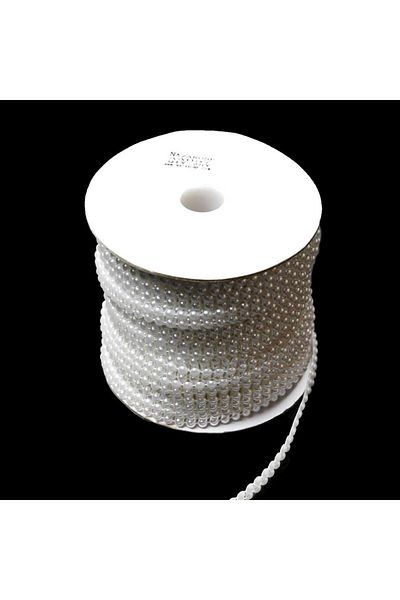 Nazarone Half Pearl String Reel 23mt-aa057-white