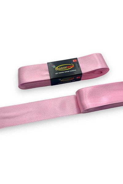 Nazarone Σατέν Κορδέλα 3cm-10mt-ροζ(503)