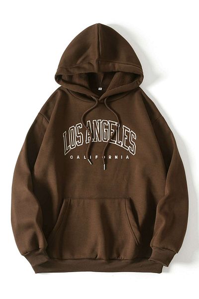 DAXİS Sportwear Company UNISEX LOS ANGELES HOODED SWEATSHIRT DAXİS Sportwear Company
