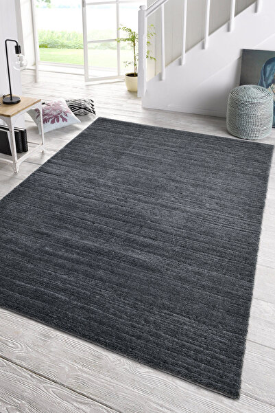 Giza Home Madu Gri Yumuşak Peluş Shaggy Çocuk Odası Oturma Odası Salon Mutfak...