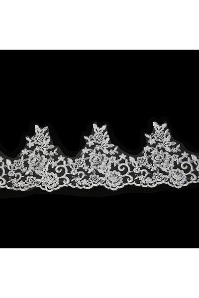 Nazarone French Lace Zk284 13.5m-white