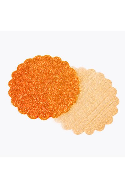 Nazarone Orange 22cm Snowflake Napkin - 100Pcs/Pkt