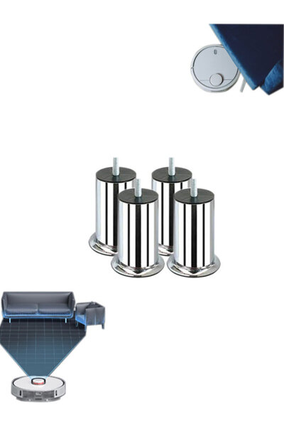 Bestekar 12 cm Baza Ayağı Koltuk Ayağı Kanepe Ayağı 3/8 Civatalı (kalın Diş) ...