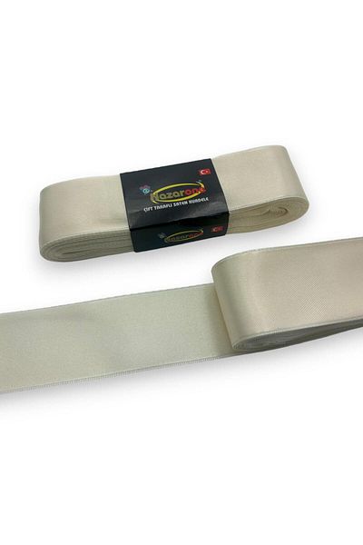 Nazarone Σατέν Κορδέλα 4cm-10mt-κρέμα(103)