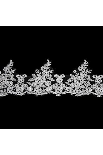 Nazarone French Lace Zk319 13.5m-white
