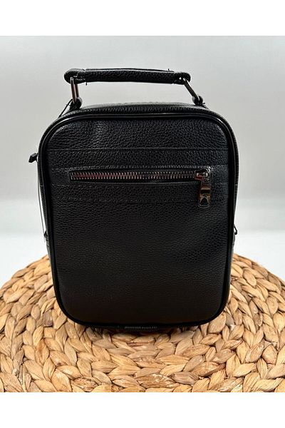 YOGII Elba Model Ανδρική τσάντα χειρός και χιαστί ώμου Μαύρο χρώμα Αδιάβροχο τεχνητό δέρμα VIP