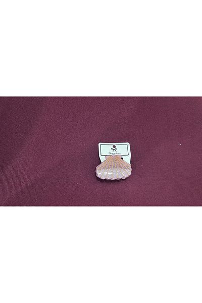 RKY SERENITY Αγκράφα με πούλιες ασημί Μύδι Sea Shell