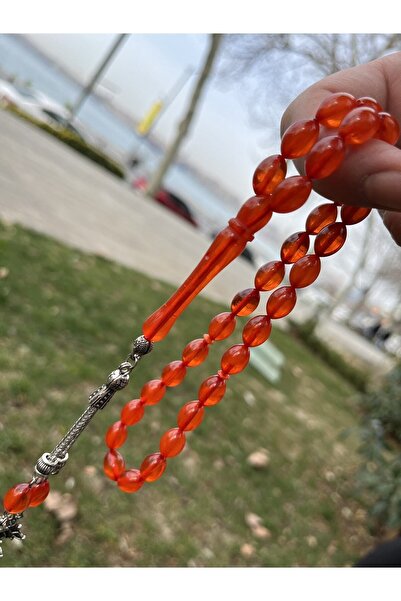 BCF Koleksiyon سبحة صلاة أكريليك 33 حبة 35 سم حجم كبير A0020. 250223