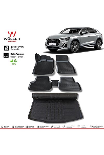 wöller Audi Q3 Paspas Bagaj Havuzu Set 2021 2025 Arası Uyumlu 3d Ultraflex Set