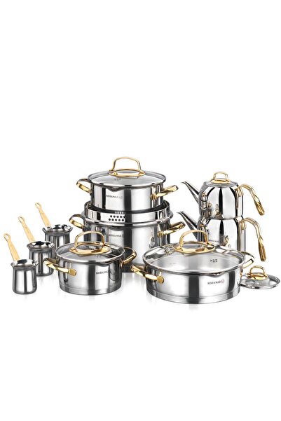 KORKMAZ A1704 Goldia Hiper Tencere Seti