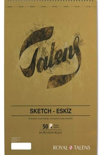 Talens Spiral Sketchbook: 90 Gr: A4: 50 Sheets