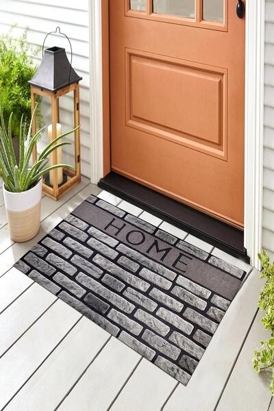 Evsebu Pienso Home Taş Tuğla Home Dekoratif Kapı Önü Paspası