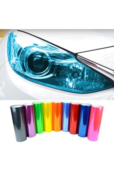 Compax Açık Mavi Far Stop Filmi Folyo Kaplama 30 Cm X 10 Metre