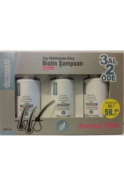 Dermoskin Women's Biotin Shampoo - Elegant and Useful