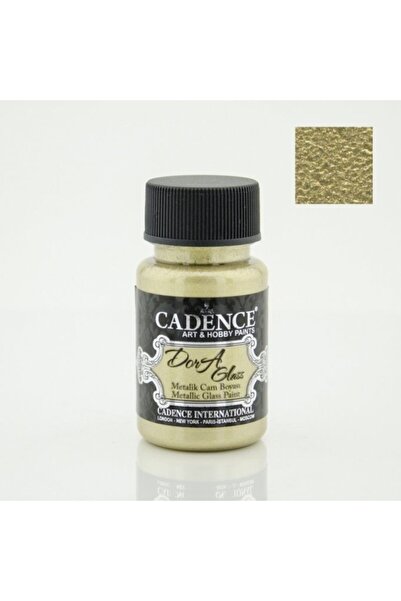 Cadence Dora Glass Metalik Cam Boyası 50 ml. 3148 BEYAZ ALTIN