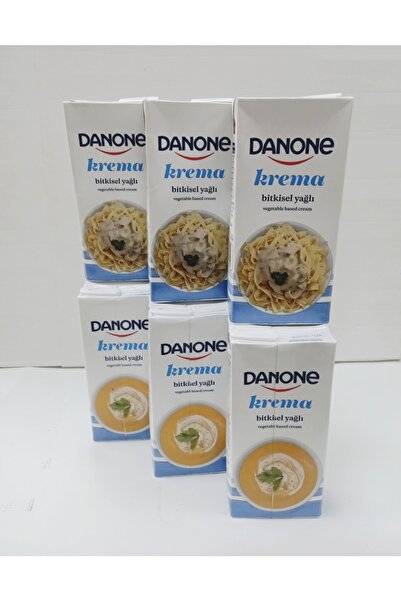 Danone Krema Bitkisel Yağlı 1/1*6'lı Set