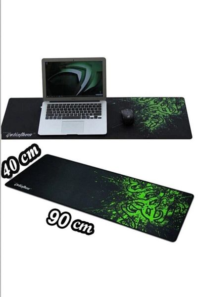 sgeteknoloji لوحة ماوس الألعاب Razer مقاس 90 × 40 سم ذات قاعدة مضادة للانزلاق ومخيط
