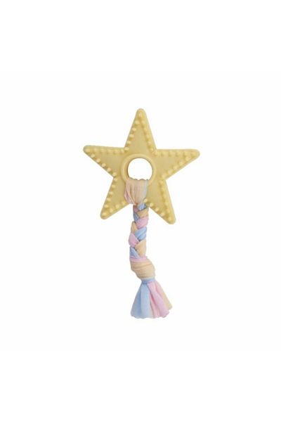 Mixpet Rope Knotted Rubber Star Dog Toy 9.2 cm