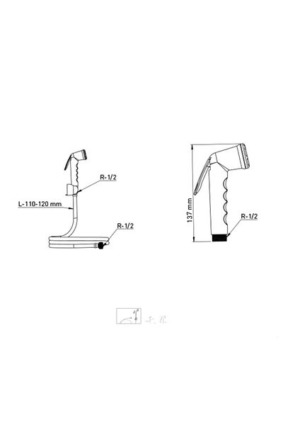 Badem10 Nobel Rose White Faucet Set - Bidetmatik, Wc, Switch - Htcshp 1005813