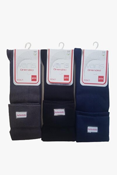 Şirin 3 أزواج من الجوارب النسائية المريحة تحت الركبة