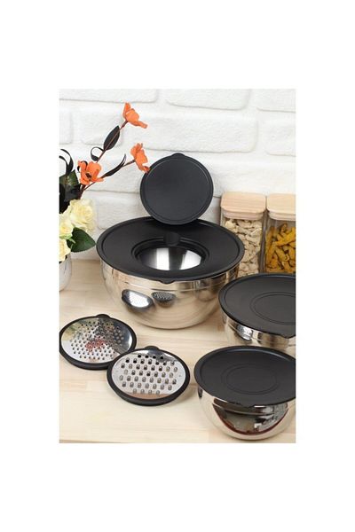 AROW 9 Piece Steel Pratica Grated Storage Container - Tr-2516