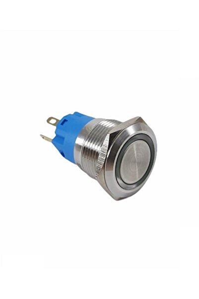 Genel Markalar 19mm Led'li Metal Buton Yaylı Beyaz Led